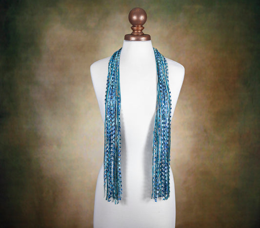 Fringe Italian Ribbon Scarf